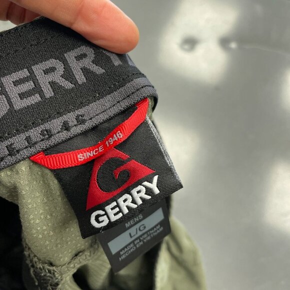 Gerry Men's L Olive Green Trail Shorts Cargo - Picture 4 of 8